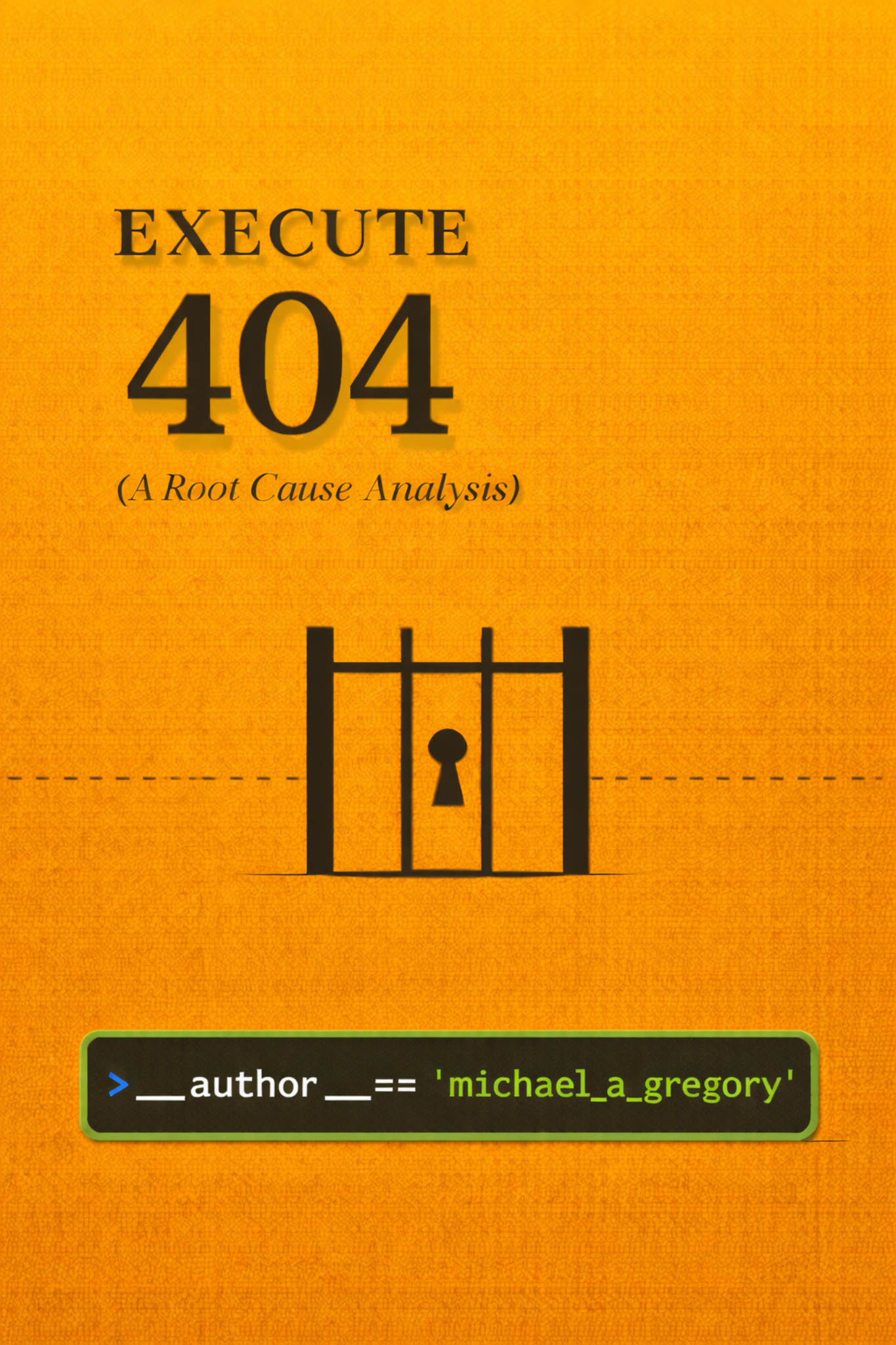 EXECUTE 404 book cover